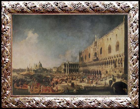 framed  Canaletto The Arrival of the French Ambassador in Venice, Ta3151