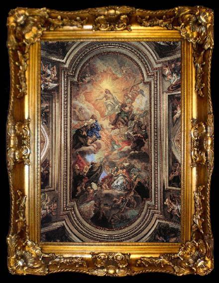 framed  BACCHIACCA Apotheosis of the Franciscan Order  ff, ta009-2