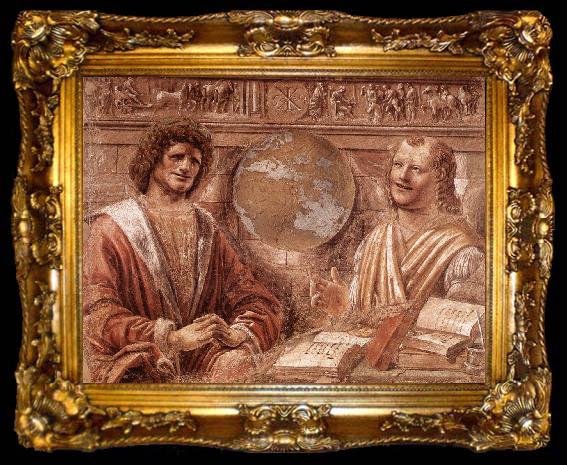 framed  BRAMANTE Heraclitus and Democritus fd, ta009-2