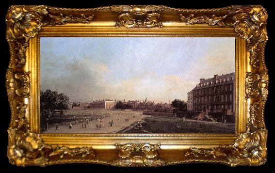 framed  Canaletto London: the Old Horse Guards from St James s Park d, ta009-2