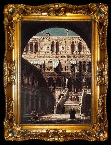 framed  Canaletto Scala dei Giganti f, ta009-2