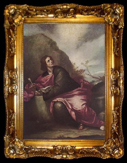 framed  Canaletto St John the Evangelist on Pathmos df, ta009-2