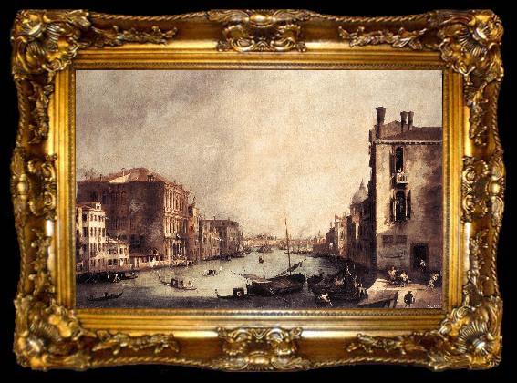 framed  Canaletto Rio dei Mendicanti: Looking South, ta009-2