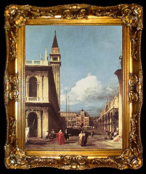 framed  Canaletto The Piazzetta, Looking toward the Clock Tower df, ta009-2