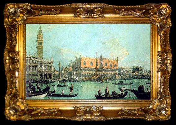 framed  Canaletto Veduta del Palazzo Ducale, ta009-2