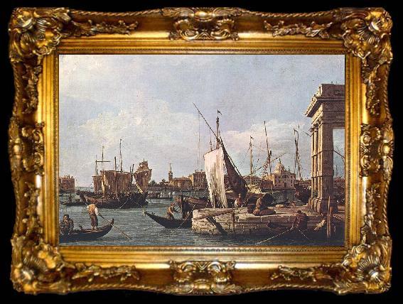 framed  Canaletto La Punta della Dogana (Custom Point) dfg, ta009-2