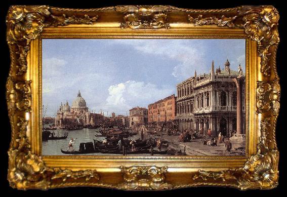 framed  Canaletto The Molo: Looking West sf, ta009-2