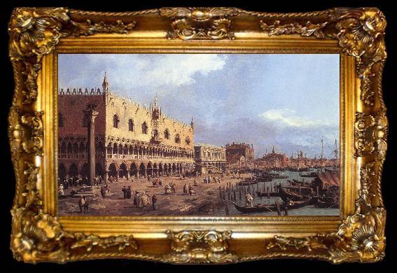 framed  Canaletto Riva degli Schiavoni: Looking East df, ta009-2