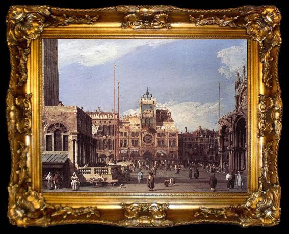 framed  Canaletto Piazza San Marco: the Clocktower f, ta009-2
