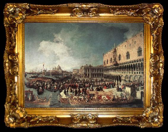 framed  Canaletto Reception of the Ambassador in the Doge s Palace, ta009-2