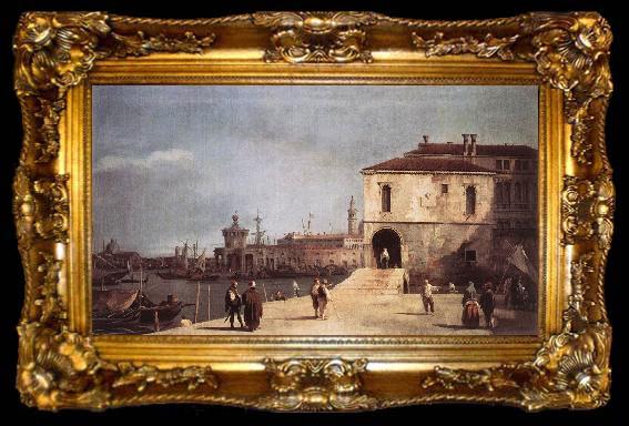 framed  Canaletto The Fonteghetto della Farina, ta009-2