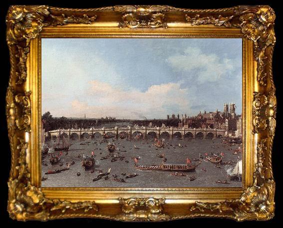 framed  Canaletto London: Westminster Bridge from the North on Lord Mayor s Day, ta009-2