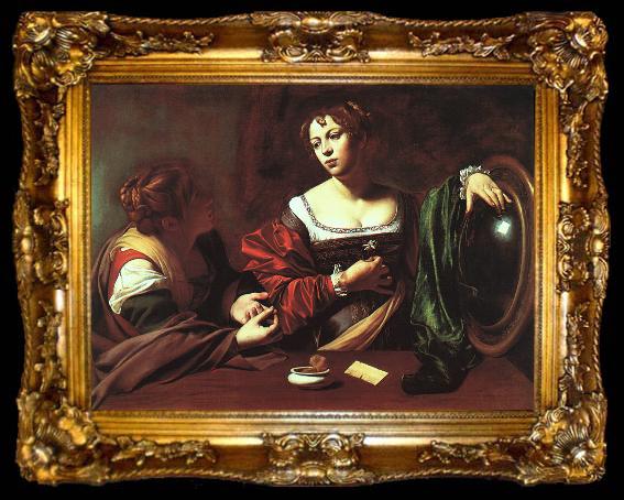 framed  Caravaggio Martha and Mary Magdalene, ta009-2