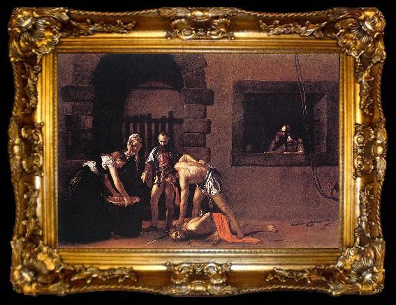 framed  Caravaggio Beheading of Saint John the Baptist fg, ta009-2