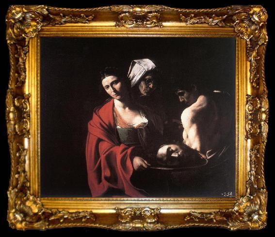 framed  Caravaggio Salome with the Head of the Baptist fg, ta009-2