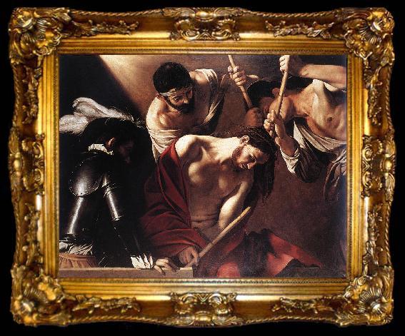 framed  Caravaggio The Crowning with Thorns f, ta009-2