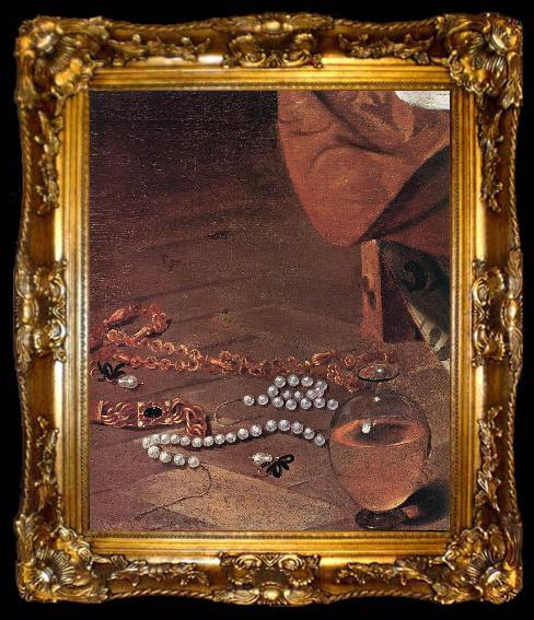framed  Caravaggio Magdalene (detail) fdf, ta009-2