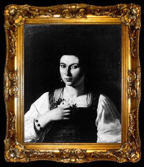 framed  Caravaggio Portrait of a Courtesan fg, ta009-2