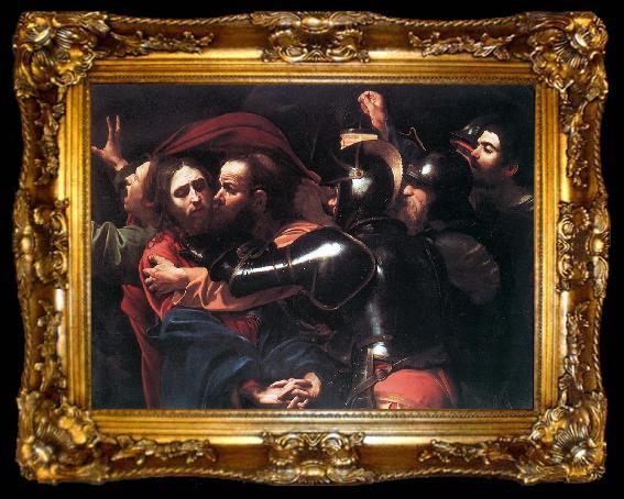 framed  Caravaggio Taking of Christ g, ta009-2