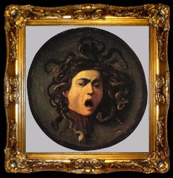 framed  Caravaggio Medusa  gg, ta009-2