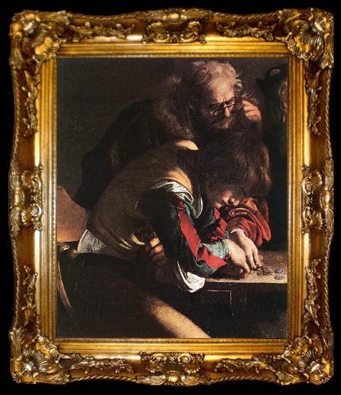 framed  Caravaggio The Calling of Saint Matthew (detail) dsf, ta009-2