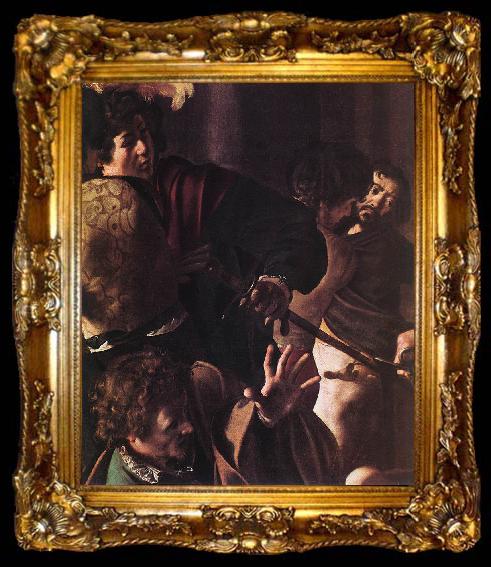 framed  Caravaggio The Martyrdom of St Matthew (detail) fg, ta009-2
