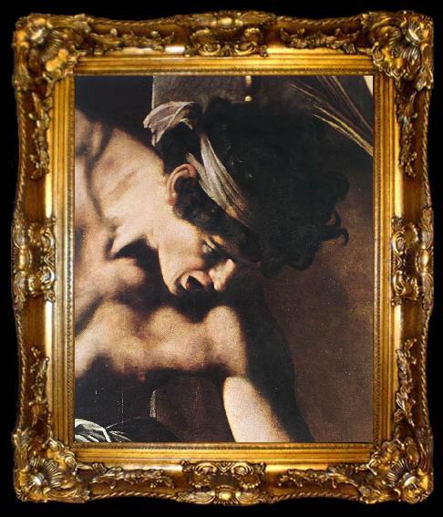 framed  Caravaggio The Martyrdom of St Matthew (detail) f, ta009-2
