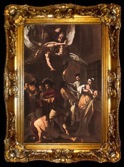 framed  Caravaggio The Seven Acts of Mercy, ta009-2
