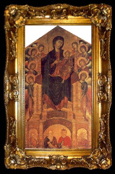 framed  Cimabue The Santa Trinita Madonna, ta009-2