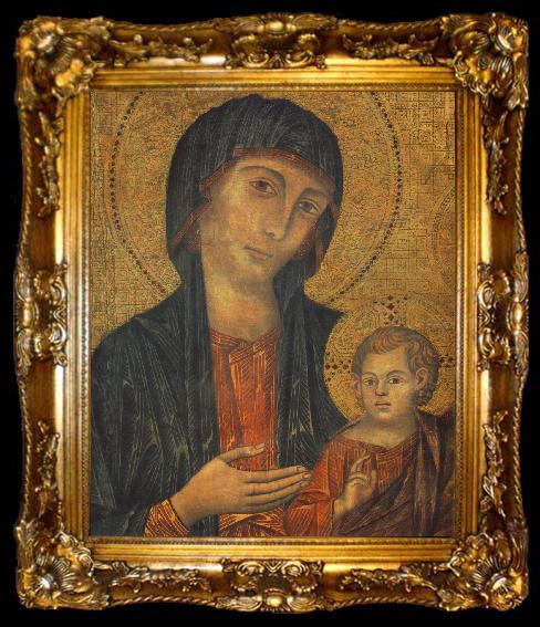 framed  Cimabue The Madonna in Majesty (detail) fgjg, ta009-2
