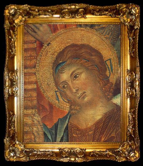 framed  Cimabue The Madonna in Majesty (detail) dfg, ta009-2