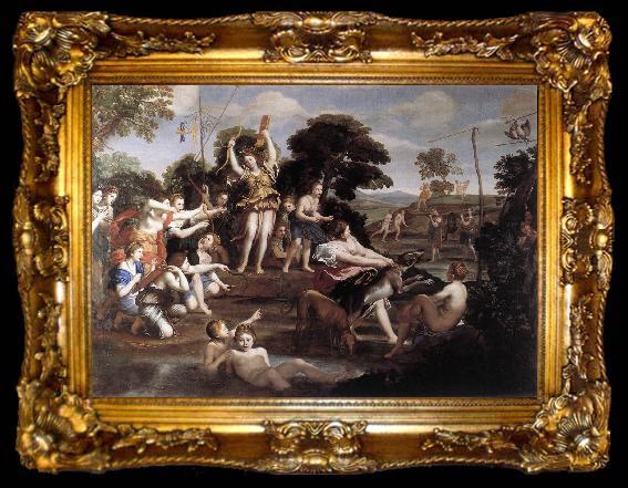 framed  Domenichino Diana and her Nymphs d, ta009-2