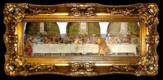 framed  FRANCIABIGIO The Last Supper dh, ta009-2