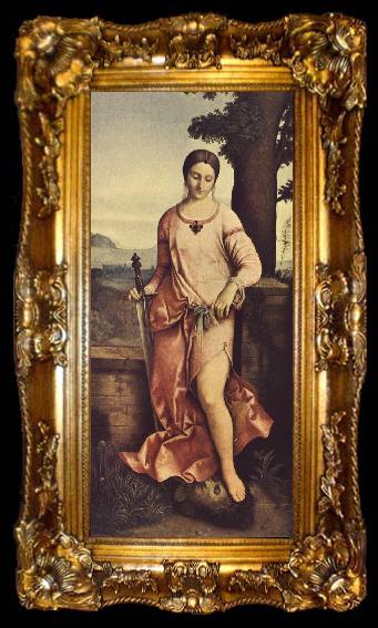 framed  Giorgione Judith dh, ta009-2
