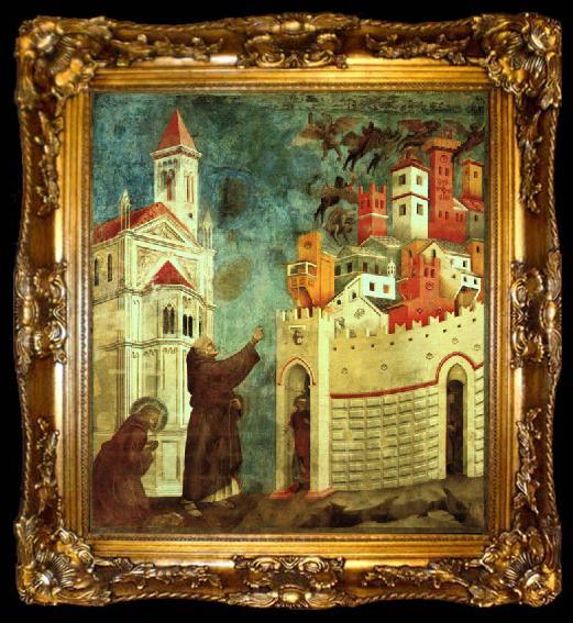 framed  Giotto The Devils Cast Out of Arezzo, ta009-2