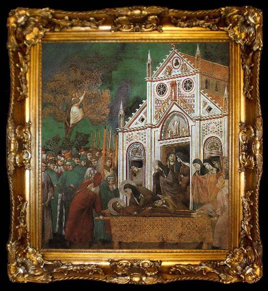 framed  Giotto St.Francis Mourned by St.Clare, ta009-2