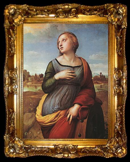 framed  Raphael St.Catherine of Alexandria, ta009-2