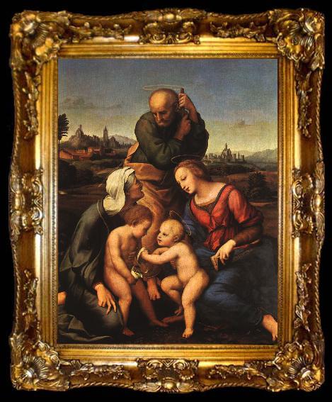 framed  Raphael The Canigiani Holy Family, ta009-2
