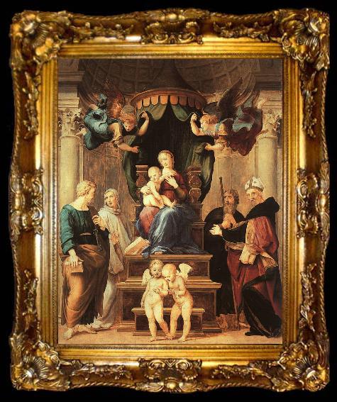 framed  Raphael Madonna del Baldacchino, ta009-2
