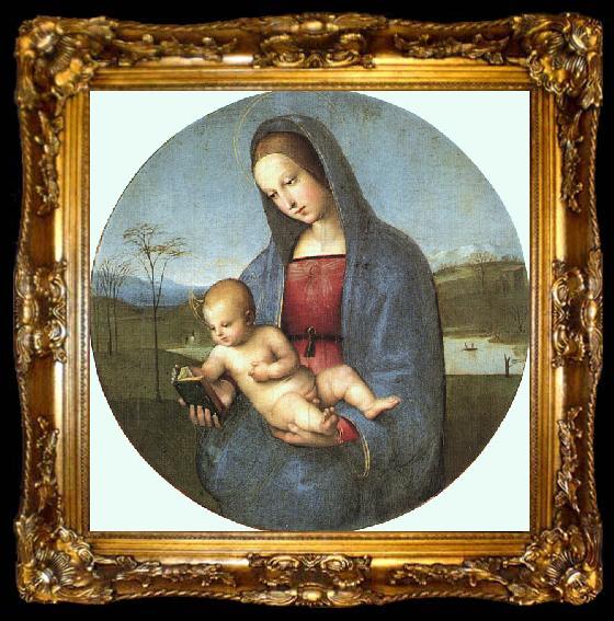 framed  Raphael Conestabile Madonna, ta009-2