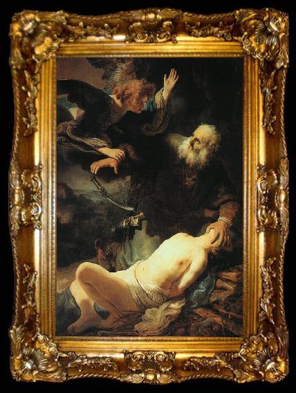 framed  Rembrandt The Sacrifice of Isaac, ta009-2