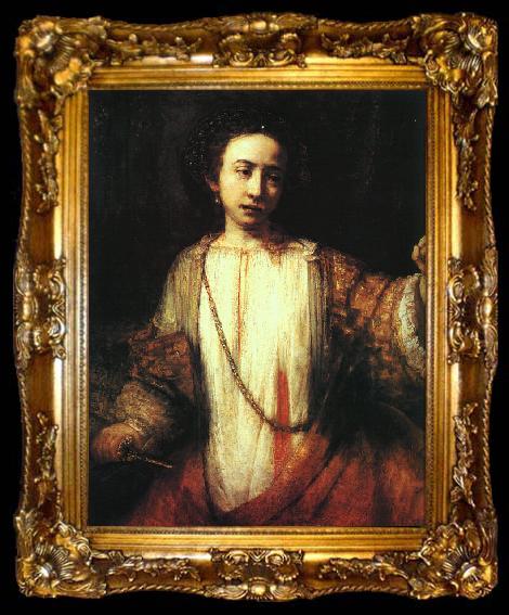 framed  Rembrandt Lucretia, ta009-2
