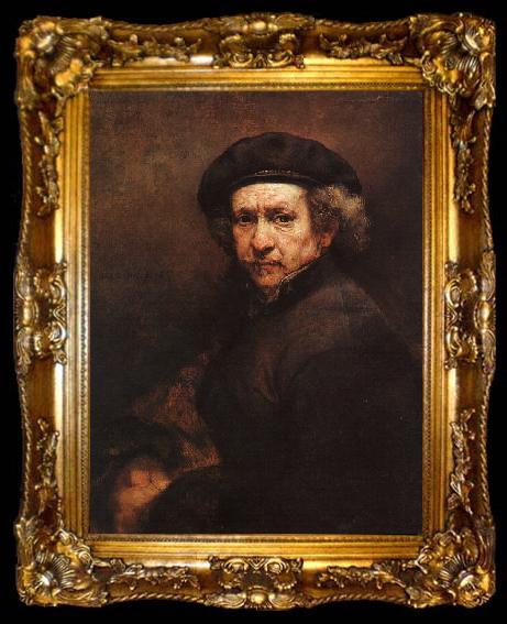 framed  Rembrandt Self Portrait dfgddd, ta009-2