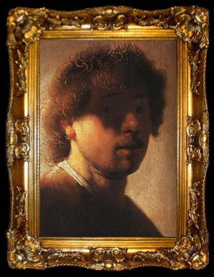 framed  Rembrandt Self Portrait  ffcx, ta009-2