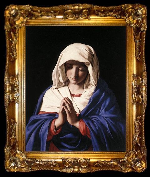 framed  SASSOFERRATO The Virgin in Prayer a, ta009-2