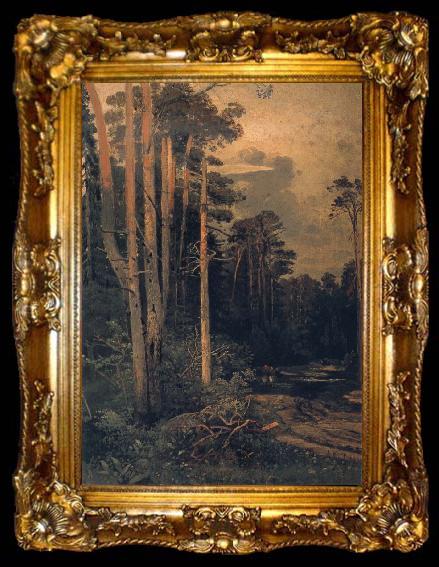 framed  A.K.Cabpacob Landscape, ta009-2