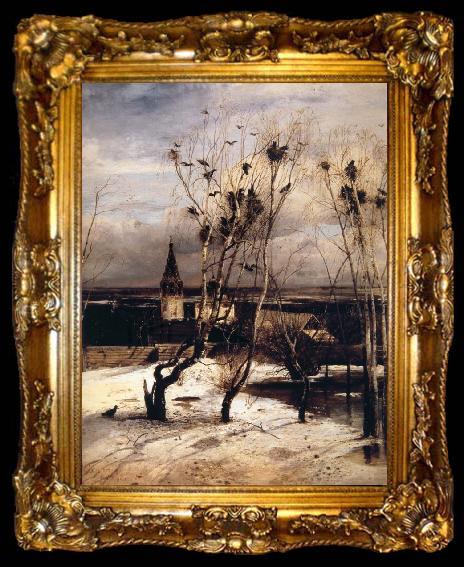 framed  A.K.Cabpacob Landscape, ta009-2