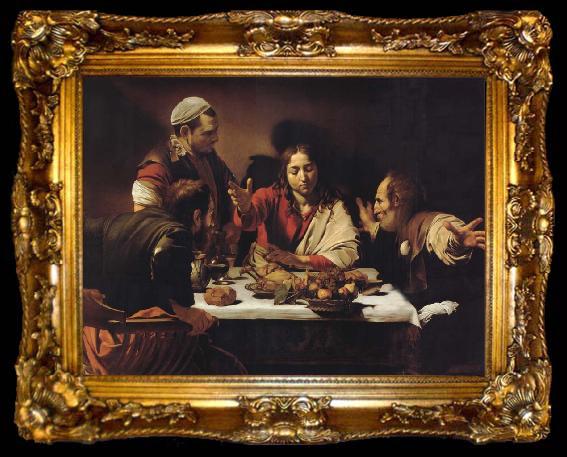 framed  Caravaggio The Supper at Emmaus, ta009-2