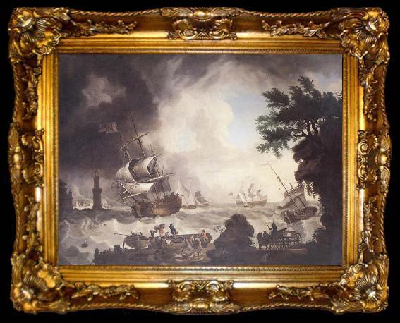 framed  Canaletto Landscape, ta009-2