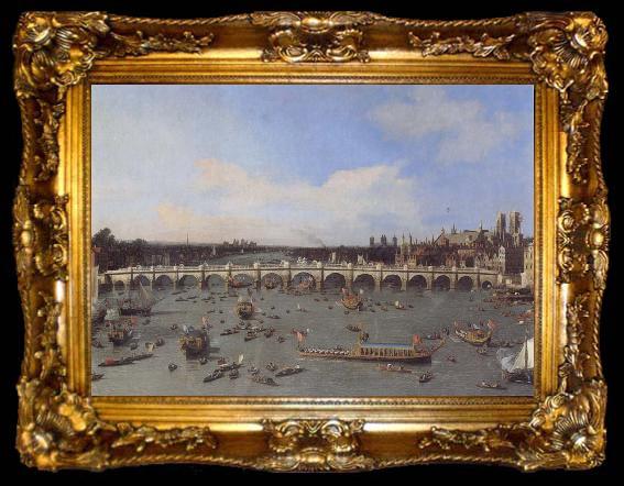 framed  Canaletto Marine painting, ta009-2